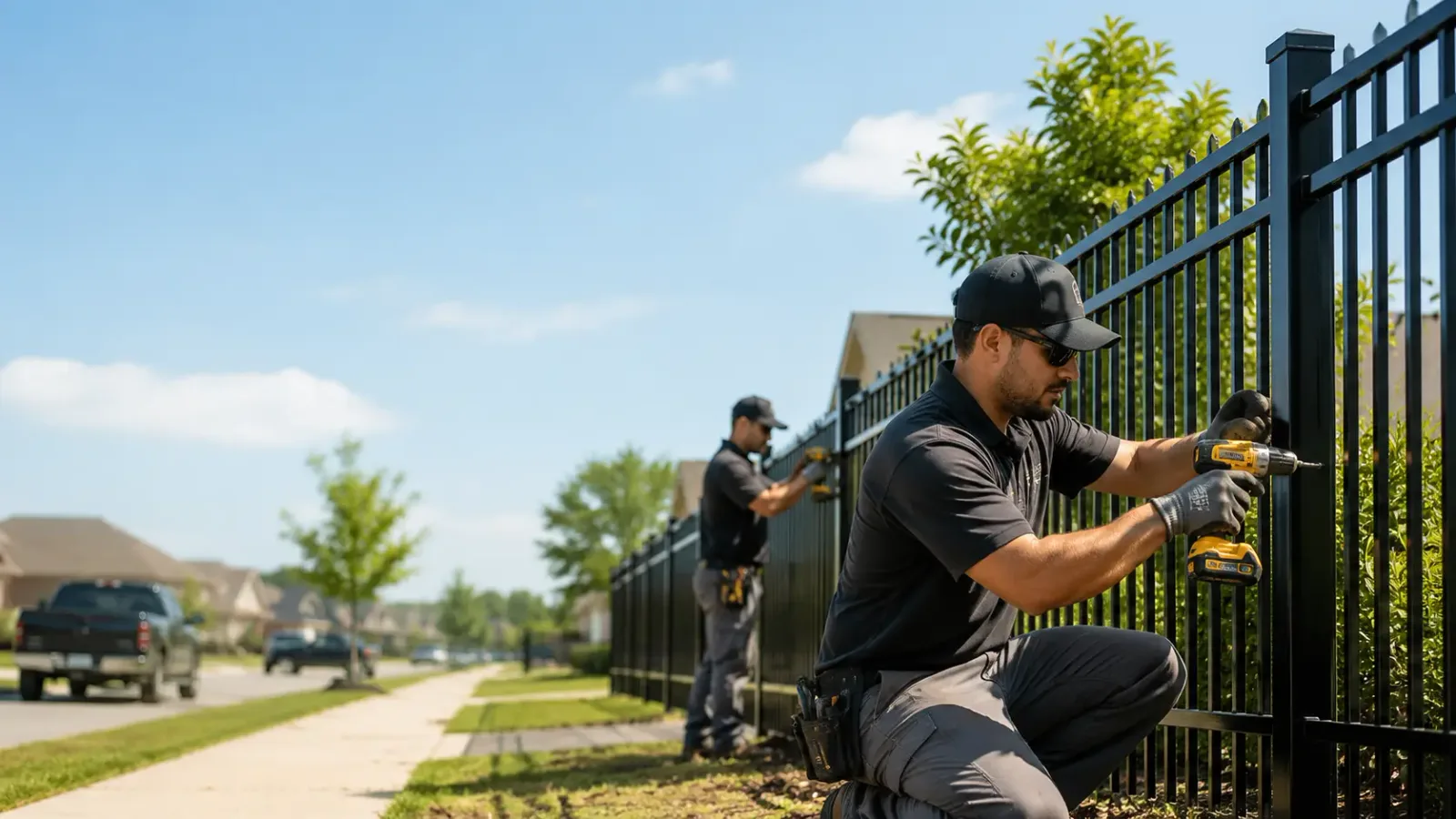 Metal Fence Installation in Marietta, SC